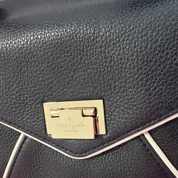 Kate Spade Black and Cream crossbody and top handle - Picture 3 of 15